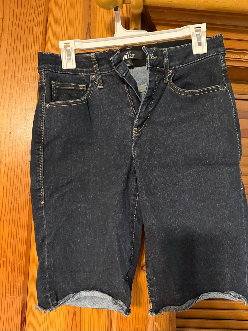 Lularoe Dark Denim Bermuda Shorts